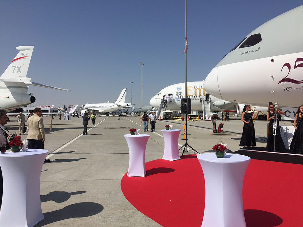 Qatar Airways at the Dubai Airshow 2015